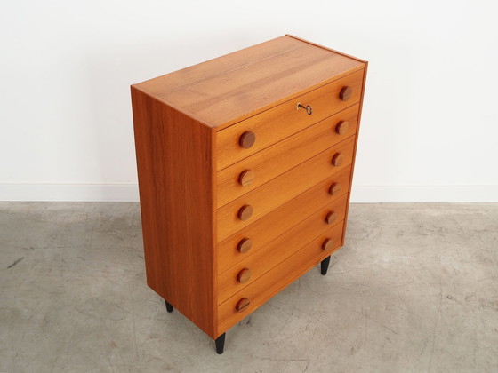 Image 1 of Kommode aus Teakholz, Dänisches Design, 1960er Jahre, Produktion: Dänemark