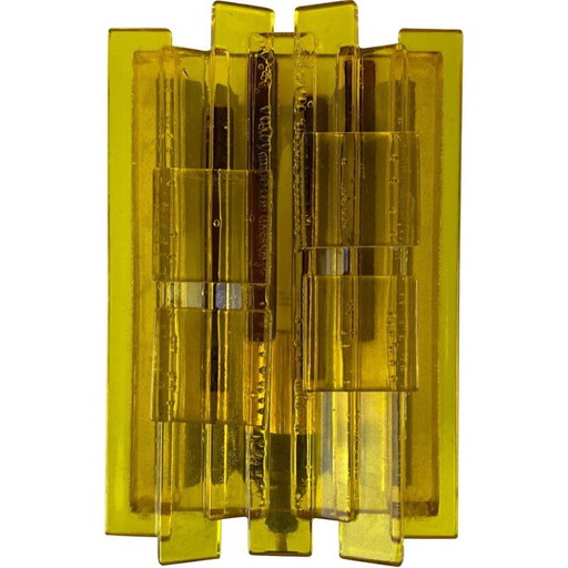 Transluzente Acryl-Wandleuchte von Claus Bolby für Cebo Industri, Dänemark 1960