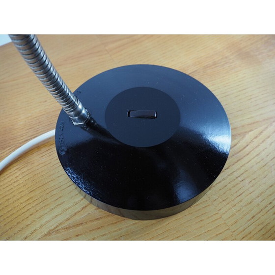 Image 1 of Schwarze Tischlampe aus Bakelit, Tschechoslowakei 1960