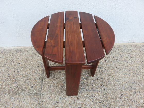 Image 1 of Schwedischer Hocker aus Kiefernholz 60er Jahre 70er Jahre