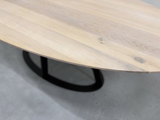 Image 1 of Harvink Fier Esszimmertisch Oval Eiche Weiß Holz 205x110