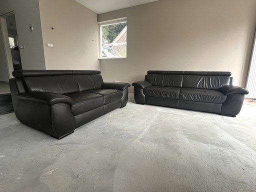 2 X Ledersofa