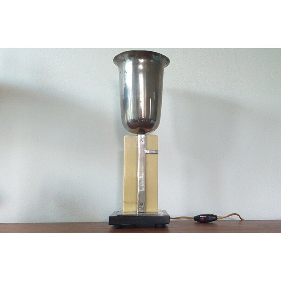 Image 1 of Vintage Art Deco Tischlampe, Frankreich 1930