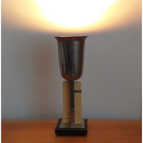 Image 1 of Vintage Art Deco Tischlampe, Frankreich 1930