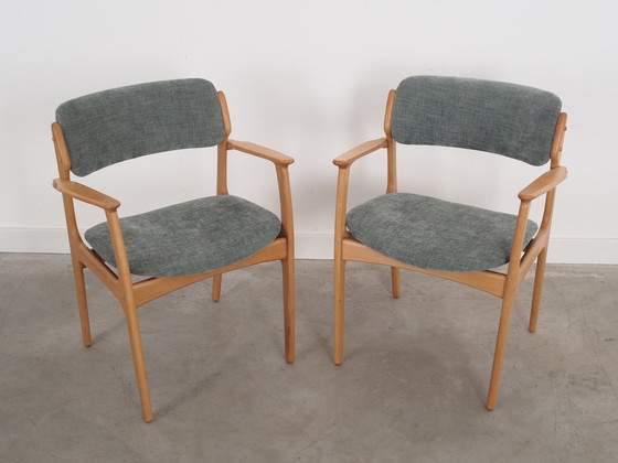 Image 1 of Sessel aus Buche, Dänisches Design, 1960er Jahre, Designer: Erik Buch