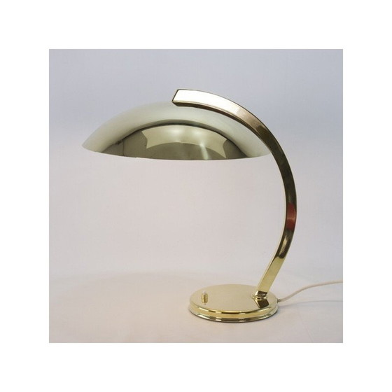 Image 1 of Schreibtischlampe aus Messing für Hillebrand, 1930-1940
