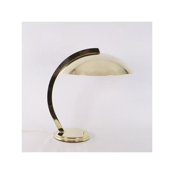 Image 1 of Schreibtischlampe aus Messing für Hillebrand, 1930-1940