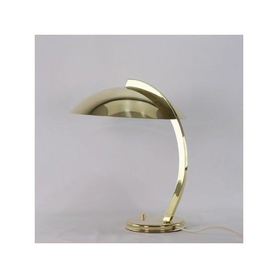 Image 1 of Schreibtischlampe aus Messing für Hillebrand, 1930-1940