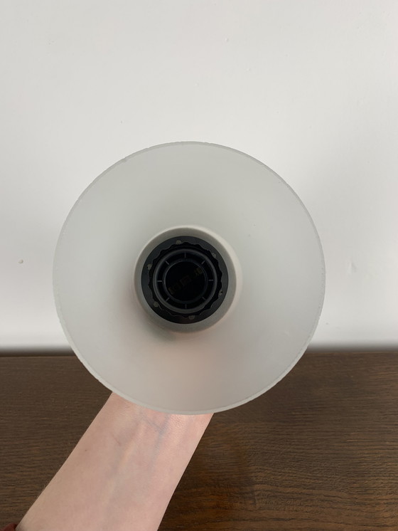 Image 1 of Pendelleuchte aus Glas und Teakholz, Es Horn Danmark