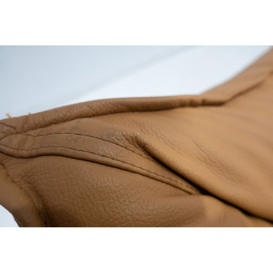 Image 1 of Vintage Sofa "Le bambole" in cognacfarbenem Leder von Mario Bellini für B&B Italia, 1970er Jahre