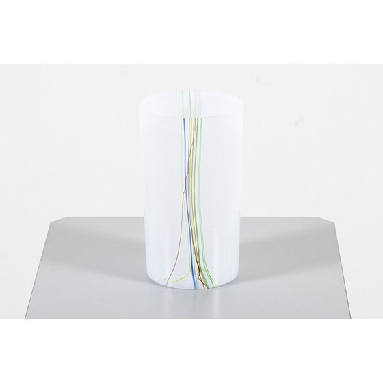 Image 1 of Schöner Satz von 3 Glasvasen aus der Rainbow-Serie, 1970