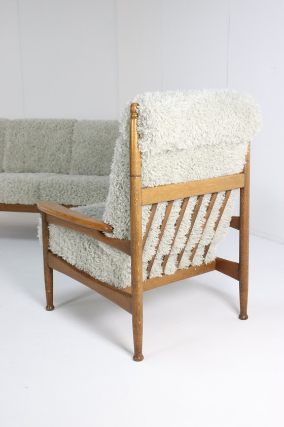 Image 1 of Einzigartiges Flubby Sofa + 2 Sessel 'Sliedrecht' Vintage