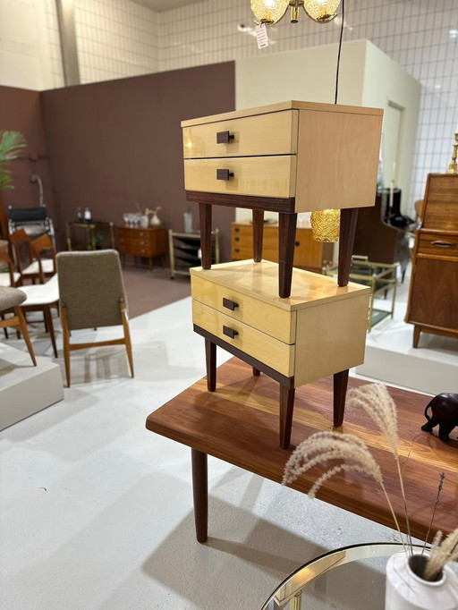 Vintage Nachttisch-Set, 1970er Jahre