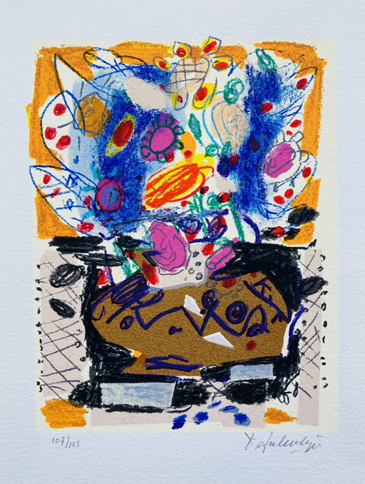 Kees Salentijn - Siebdruck farbenfroh