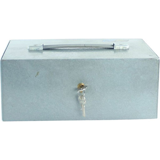 Alter Safe aus Stahl und Kunststoff, Tschechoslowakei 1980