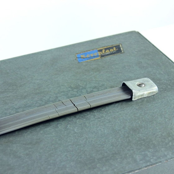 Image 1 of Alter Safe aus Stahl und Kunststoff, Tschechoslowakei 1980