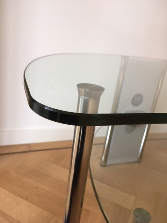 Image 1 of Moderner Fernsehschrank aus Glas