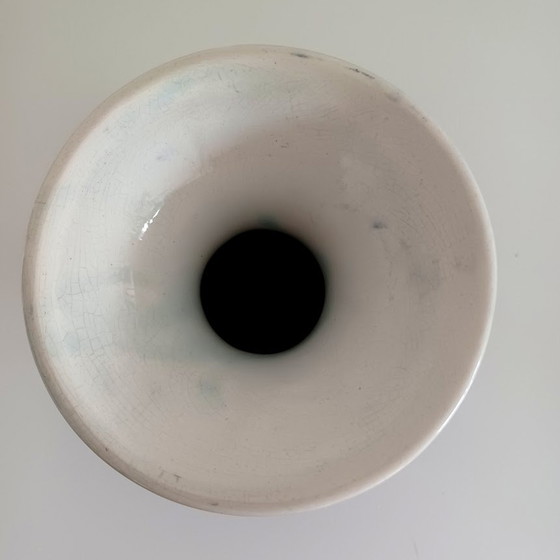 Image 1 of Handbemalte Vase aus Delfter Keramik, blau