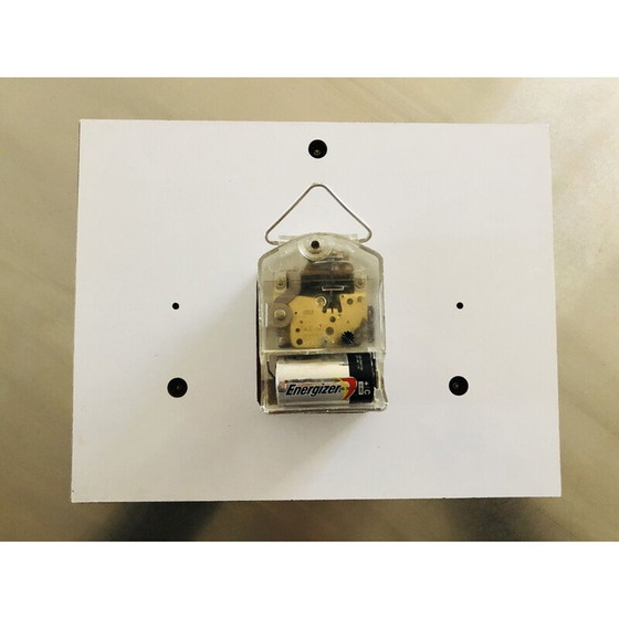 Image 1 of Vintage Uhr aus Messing und Formica von JAZ 1970s