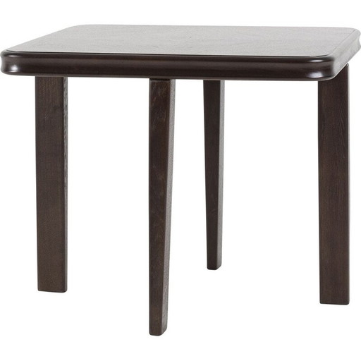 Vintage Couchtisch aus Holz, Tschechoslowakei 1960