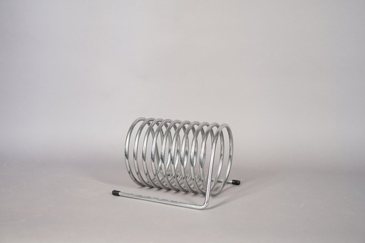 Vintage Zeitschriftenhalter aus Massivem Metall