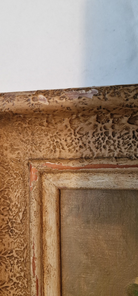 Image 1 of Blumen in der Vase - Hortensien, Zinnien & Goldblumen - Maler D.M. Hoogeveen