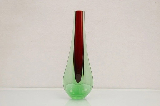 Murano Vase Von Flavio Poli Für Seguso