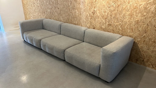 Hay Mags Sofa Soft Halingdall Grau Wolle