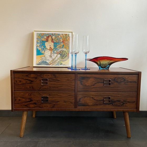 Image 1 of Vintage Fernsehschrank/ niedriges Sideboard aus Palisander