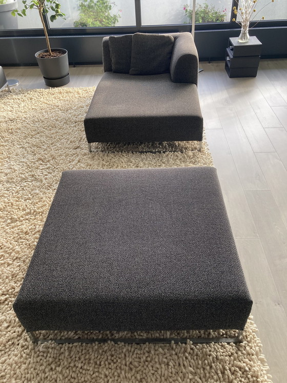 Image 1 of B&B Italia Solo Chaiselongue und Fußhocker