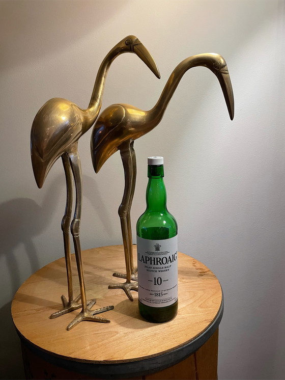 Image 1 of Set Hollywood Regency Messingvögel