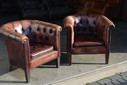 2x Chesterfield Clubsessel