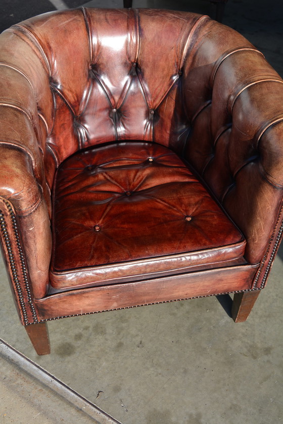 Image 1 of 2x Chesterfield Clubsessel
