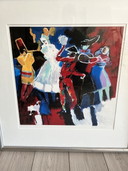 Jan Peter van Opheusden Lithographie - Karneval