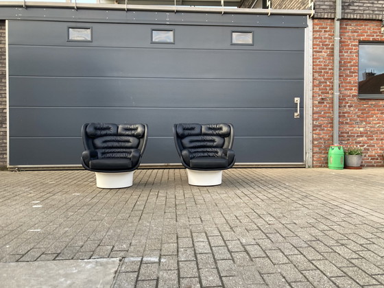 Image 1 of 2x Elda Stuhl Joe Colombo