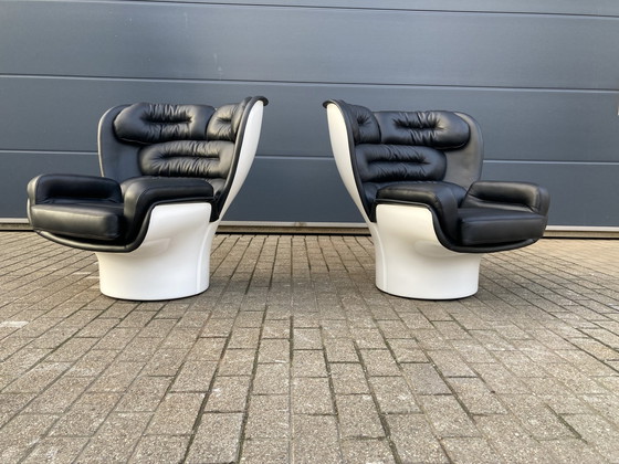 Image 1 of 2x Elda Stuhl Joe Colombo