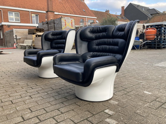 Image 1 of 2x Elda Stuhl Joe Colombo