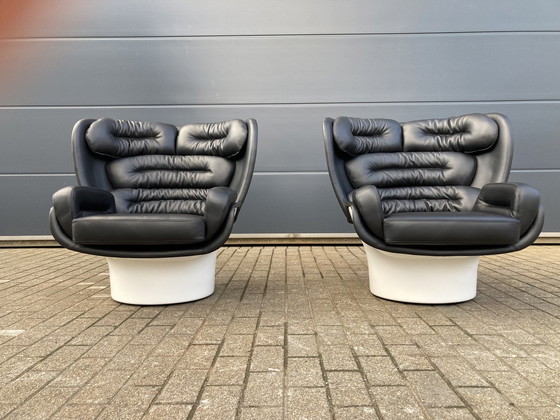 Image 1 of 2x Elda Stuhl Joe Colombo