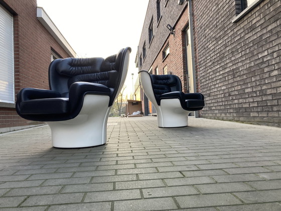 Image 1 of 2x Elda Stuhl Joe Colombo