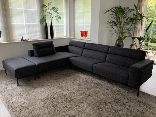 Harvink Sofa Forum mit Chaise Longue und Hocker