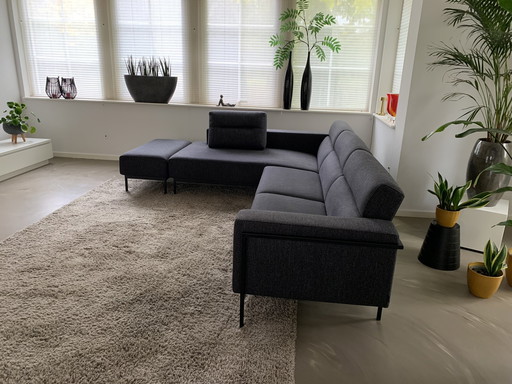 Harvink Sofa Forum mit Chaise Longue und Hocker