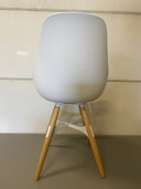 2x Kubikoff Stuhl Grübchen weiß