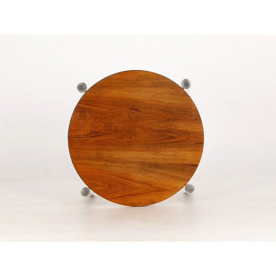 Image 1 of Vintage Couchtisch aus Chrom, Holz und Nussbaum, 1930