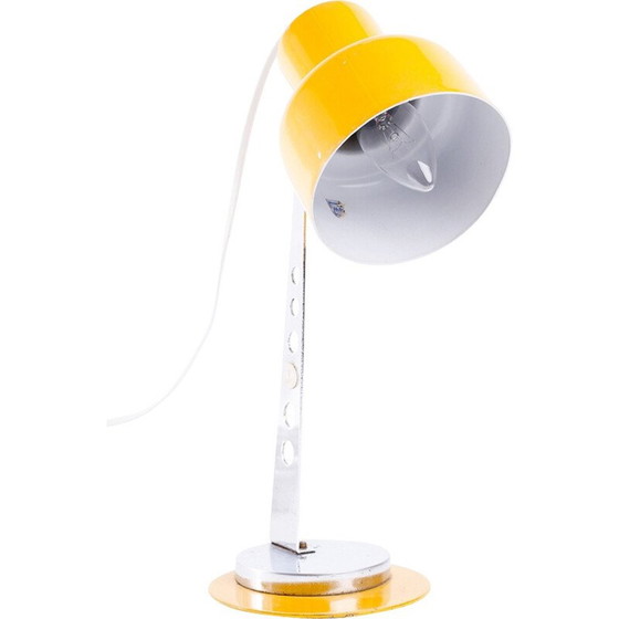 Image 1 of Vintage Ungarische Gelbe Tischlampe - 1970er