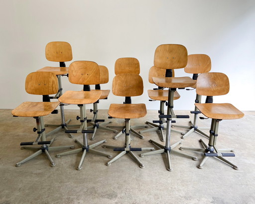 5X Vintage Interstuhl Bima Architekt Stuhl