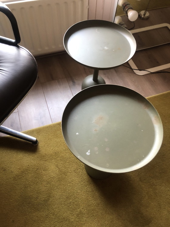 Image 1 of Set Beistelltisch Moosgrün