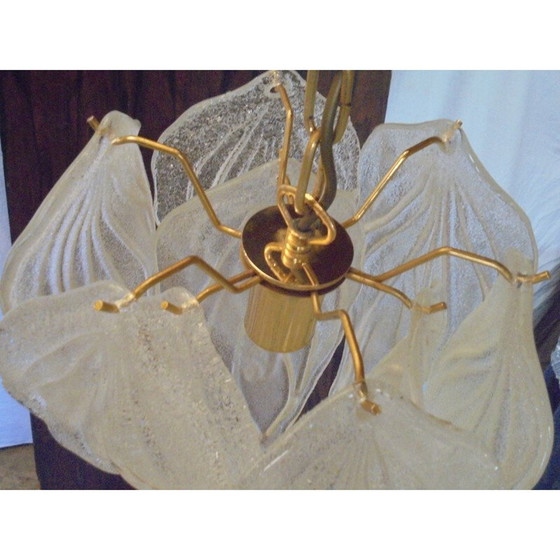 Image 1 of Vintage-Kronleuchter aus Muranoglas von Novaresi, 1980