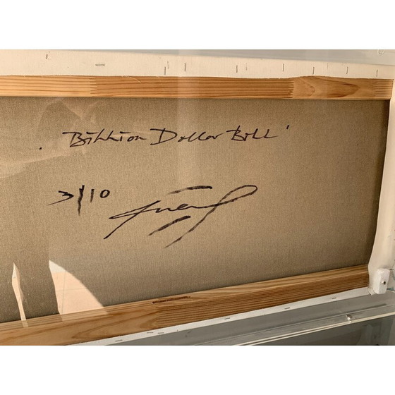 Image 1 of Vintage-Gemälde "Billion Dollar bill" von MAXIMILIAN WIEDEMANN, 2015