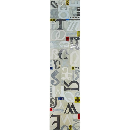 Postmoderne Glasskulptur von Michel Martens, 1970er Jahre