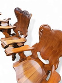 4 x große passende Eichen-Krallen-Sessel, 1970er Jahre

Höhe 90
Breite 70
Tiefe 70 cm